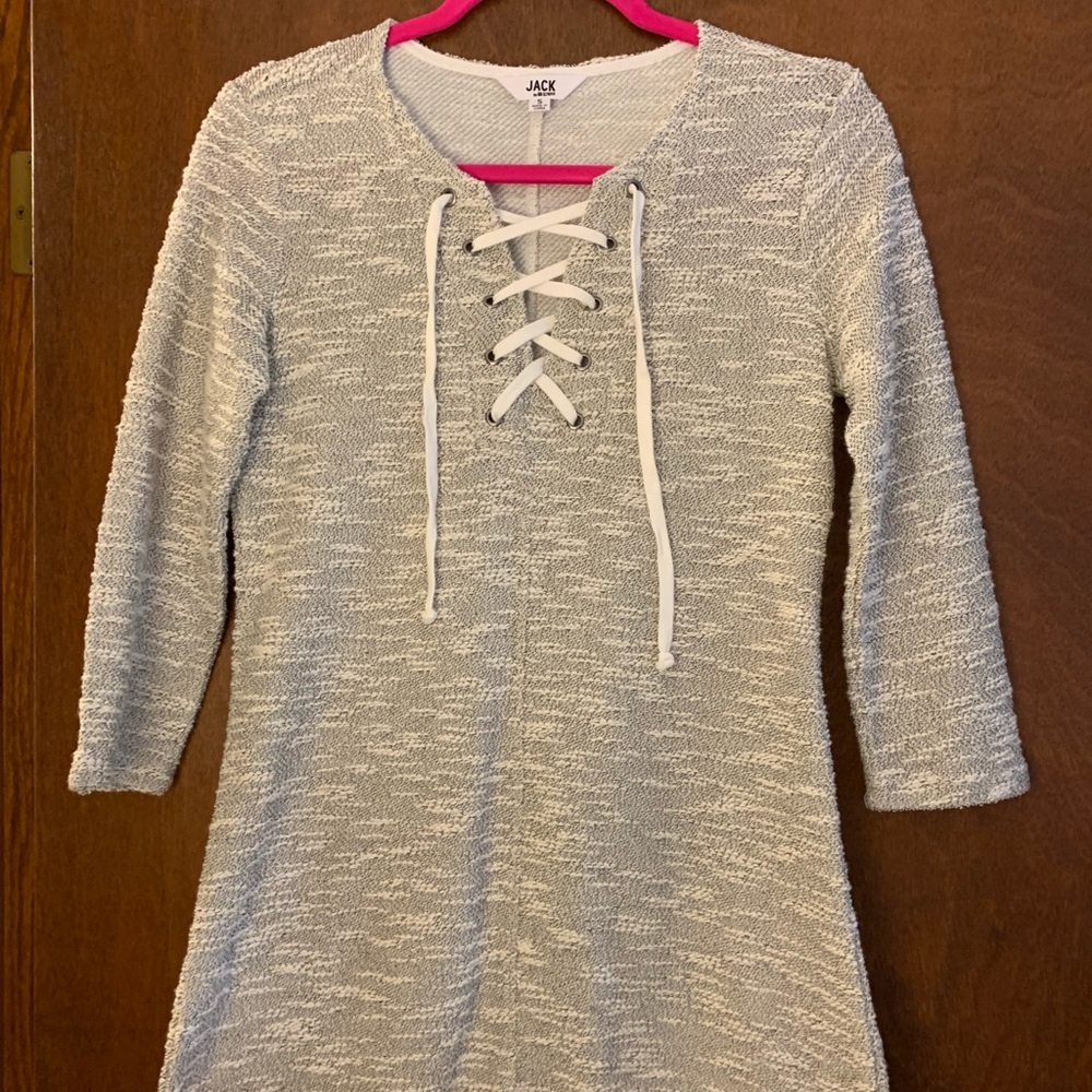 Black and white tunic